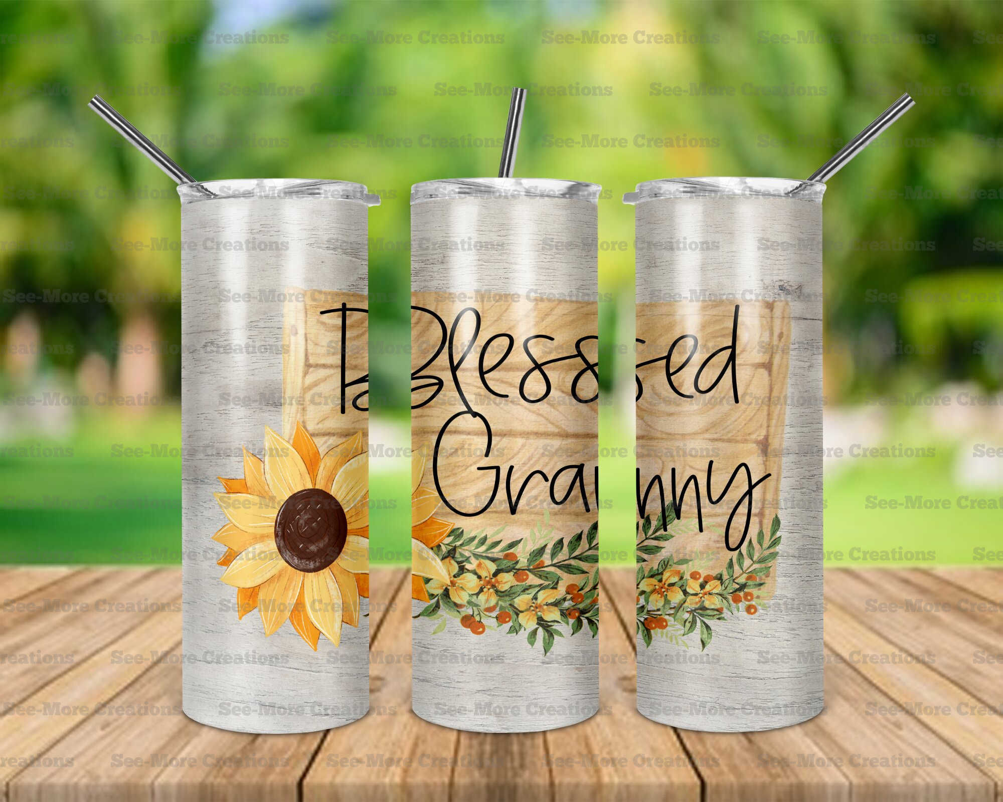 Blessed Granny #1 Skinny Tumbler