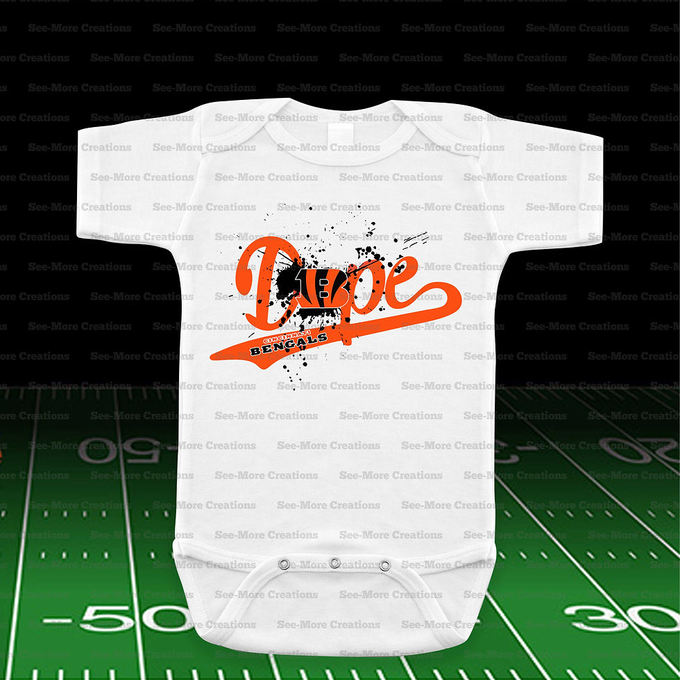 Miniatura: Cincinnati Bengals Dope Football Bib, Jumper & Shirt