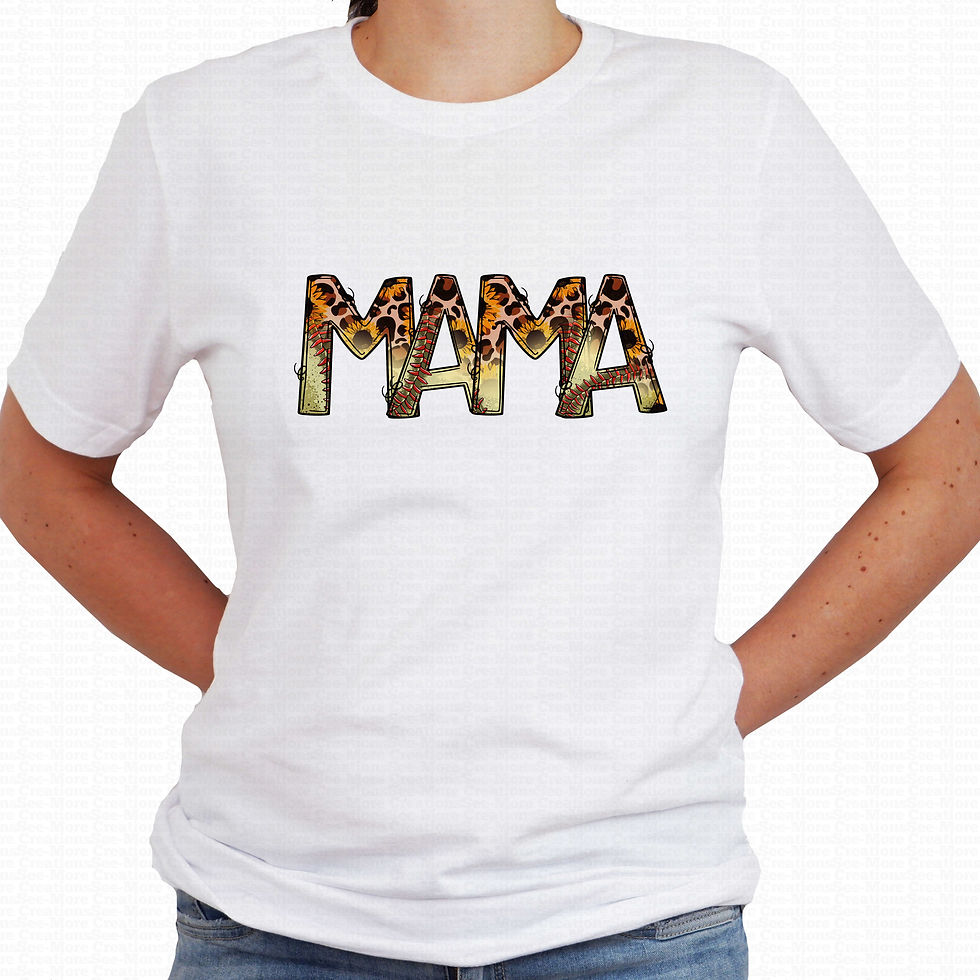 Baseball Mama #16 Women's Sunflowers & Ball Stitches Baseball Shirt