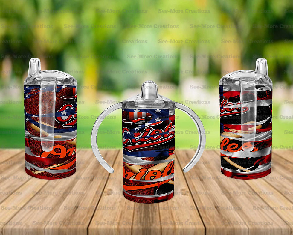Thumbnail: Baltimore Orioles #2 American Flag Skinny, Sippy & Kids Tumblers