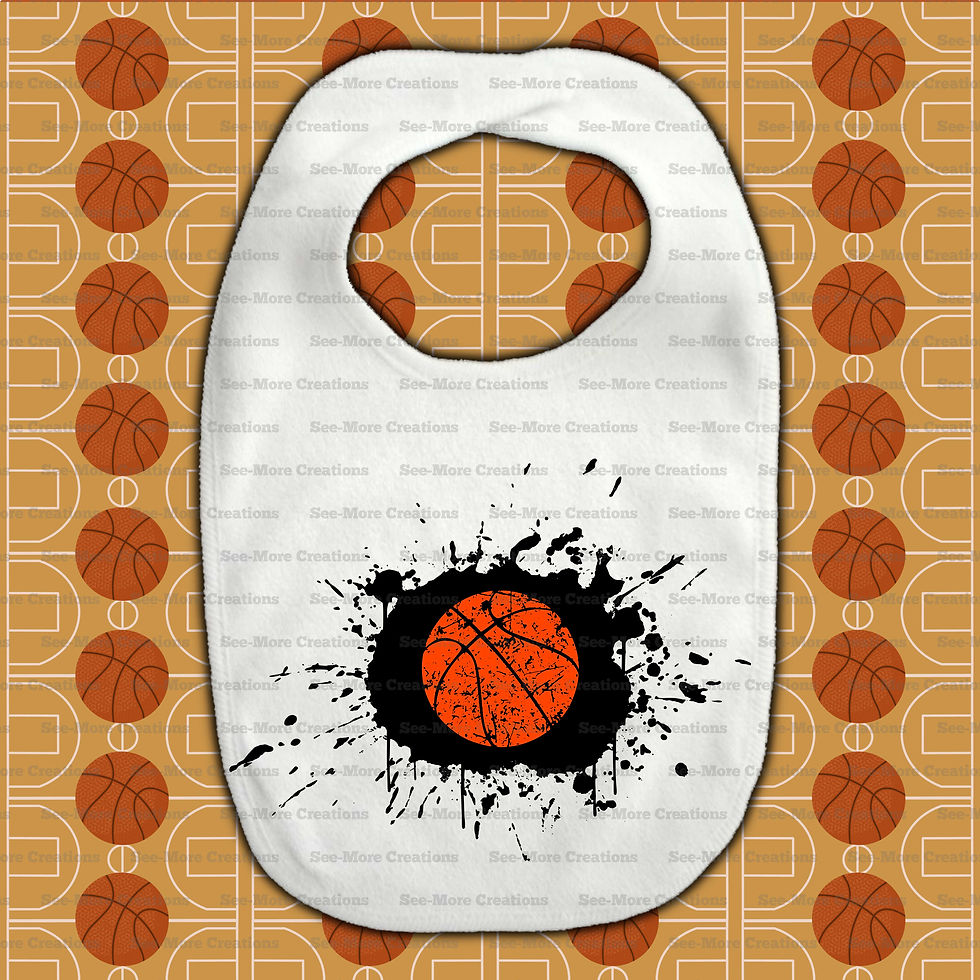 Miniatura: Basketball Splatter #1 Bib, Jumper & Shirt