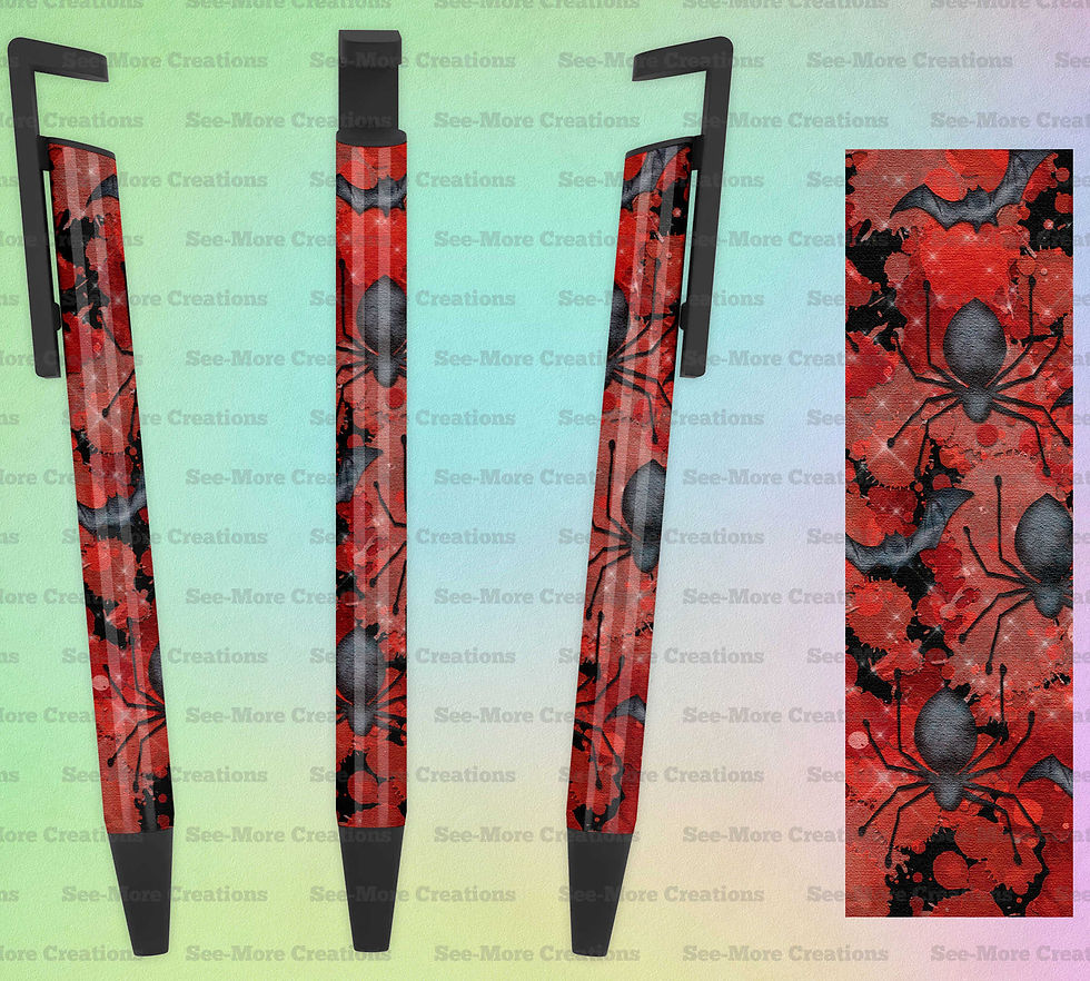 Spiders & Bats #144 Halloween Pen