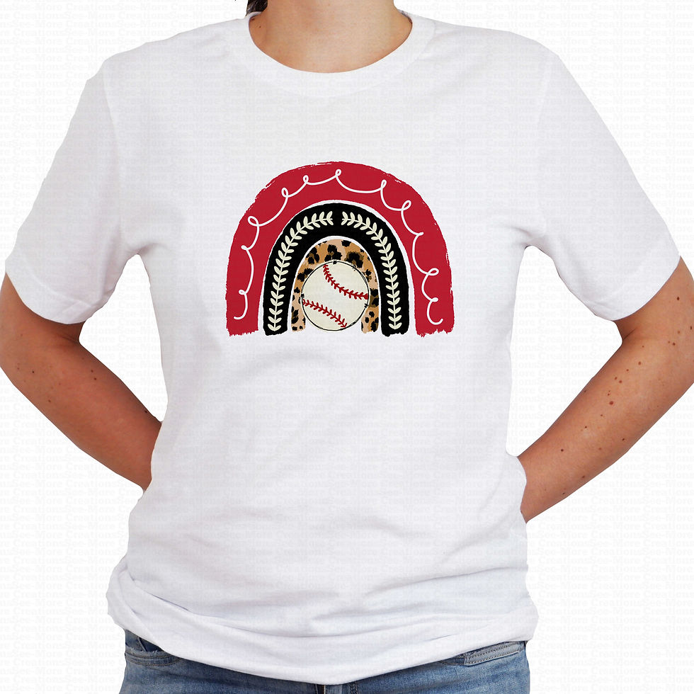 Baseball Rainbow #1 Women's Baseball Shirt