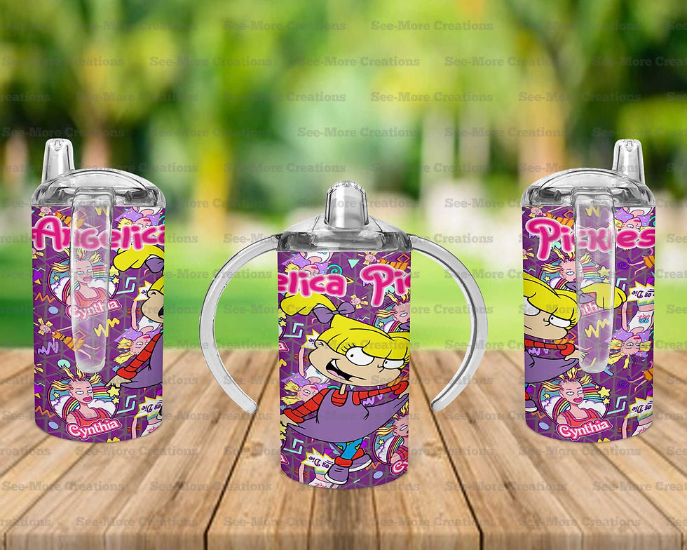 Thumbnail: Angelica #8 Rugrats Skinny, Sippy & Kids Tumblers