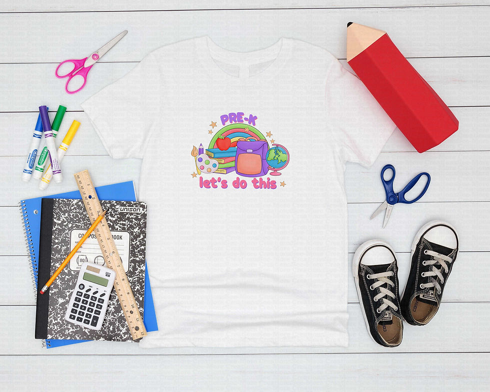 Thumbnail: Pre-K Let's Do This #2 Girls School Shirt