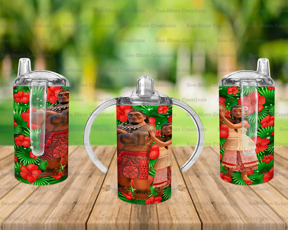 Thumbnail: Moana & Maui #8 Skinny, Sippy & Kids Tumblers