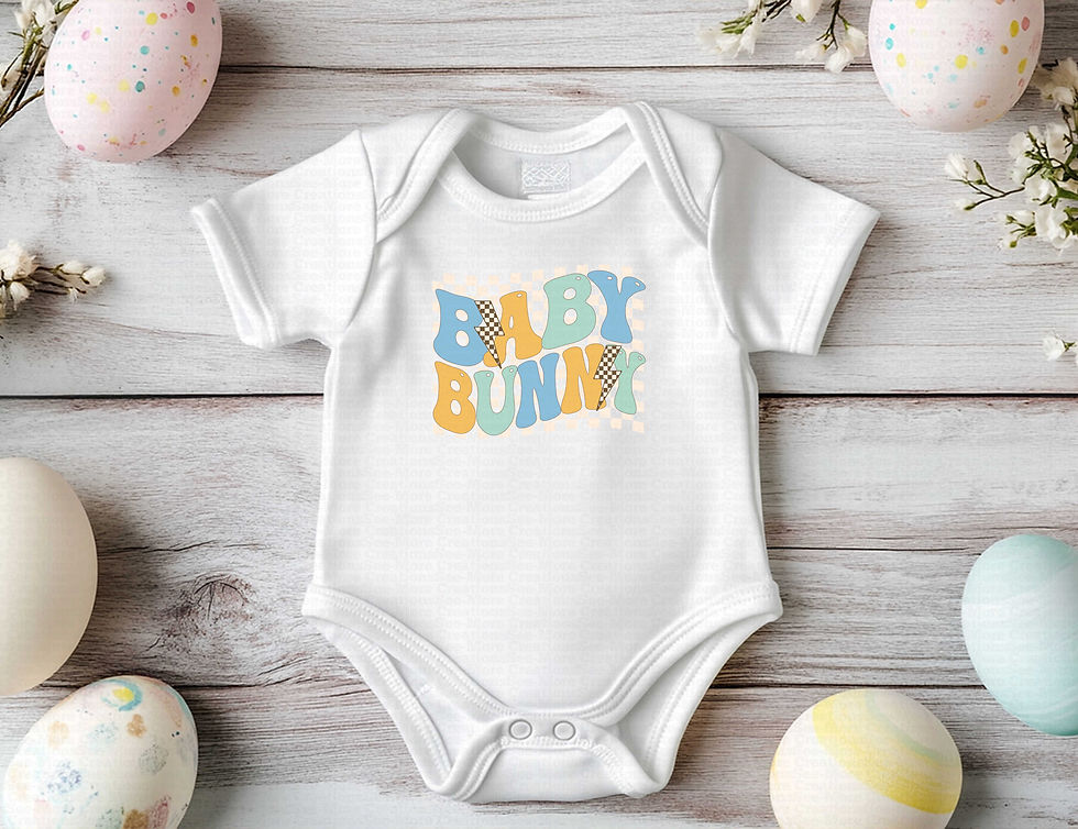 縮圖：Baby Bunny #8 Boys Easter Bodysuit