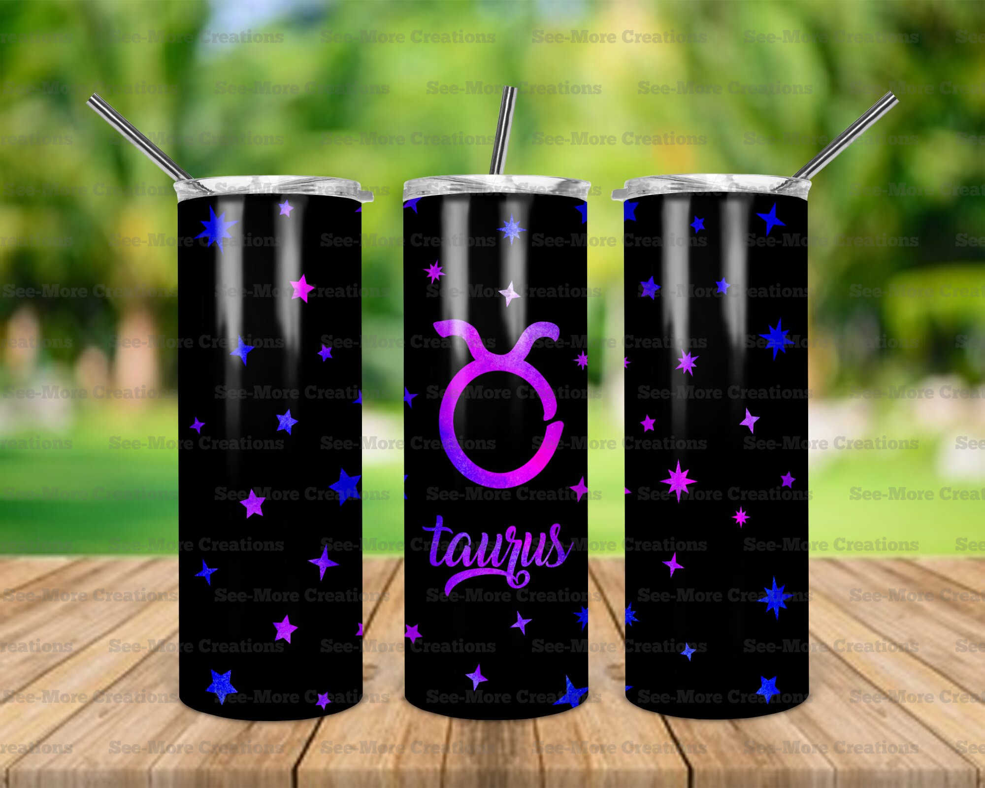 Taurus #1 Symbol Skinny Tumbler