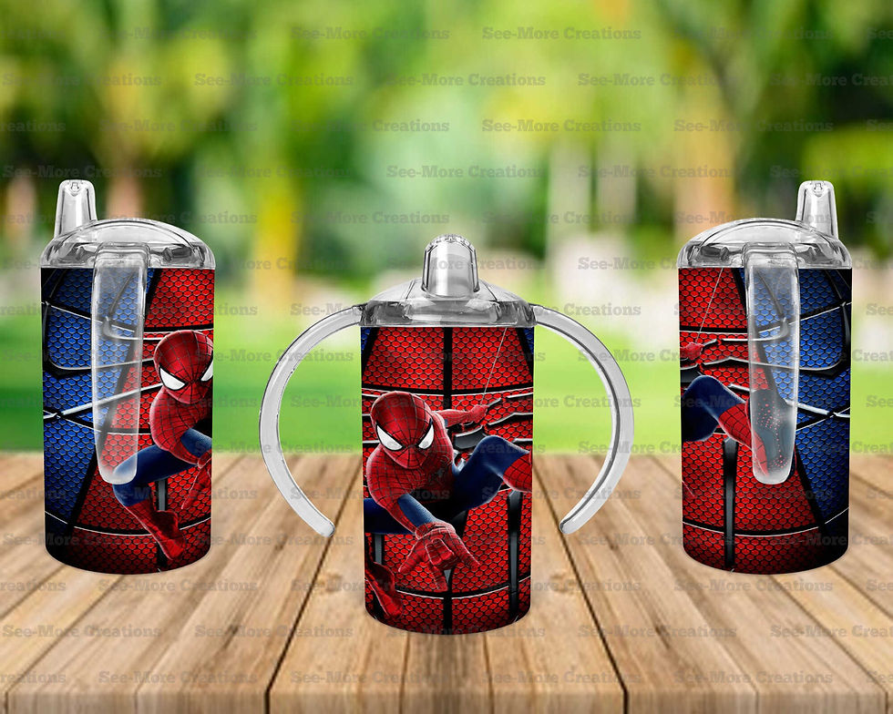 Thumbnail: Spiderman #9 Skinny, Sippy & Kids Tumblers