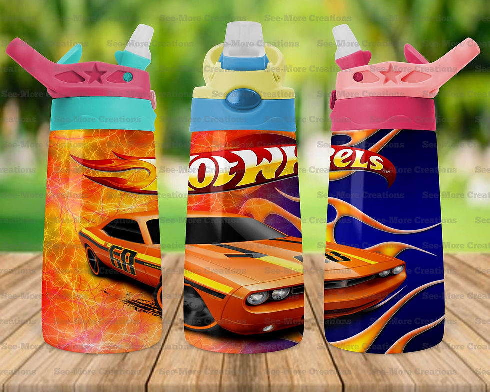 Thumbnail: Hot Wheels #7 Skinny, Sippy & Kids Tumblers