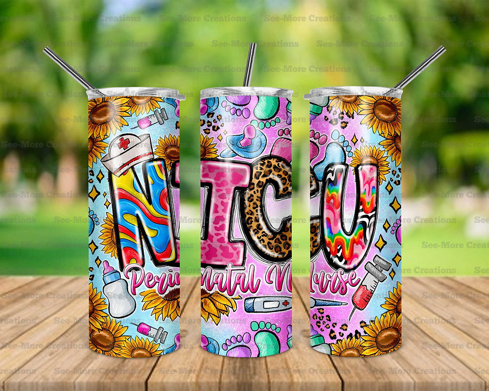 Neonate Intensive Care Unit Perinatal Nurse #1 NICU Skinny Tumbler