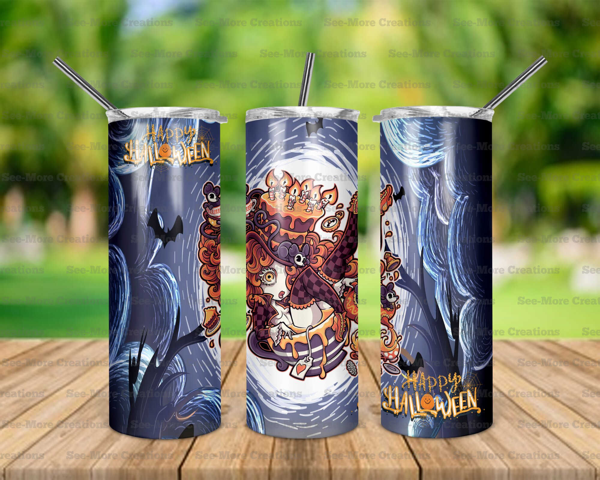 Halloween Adult Princess #14 Queen Of Hearts Skinny Tumbler