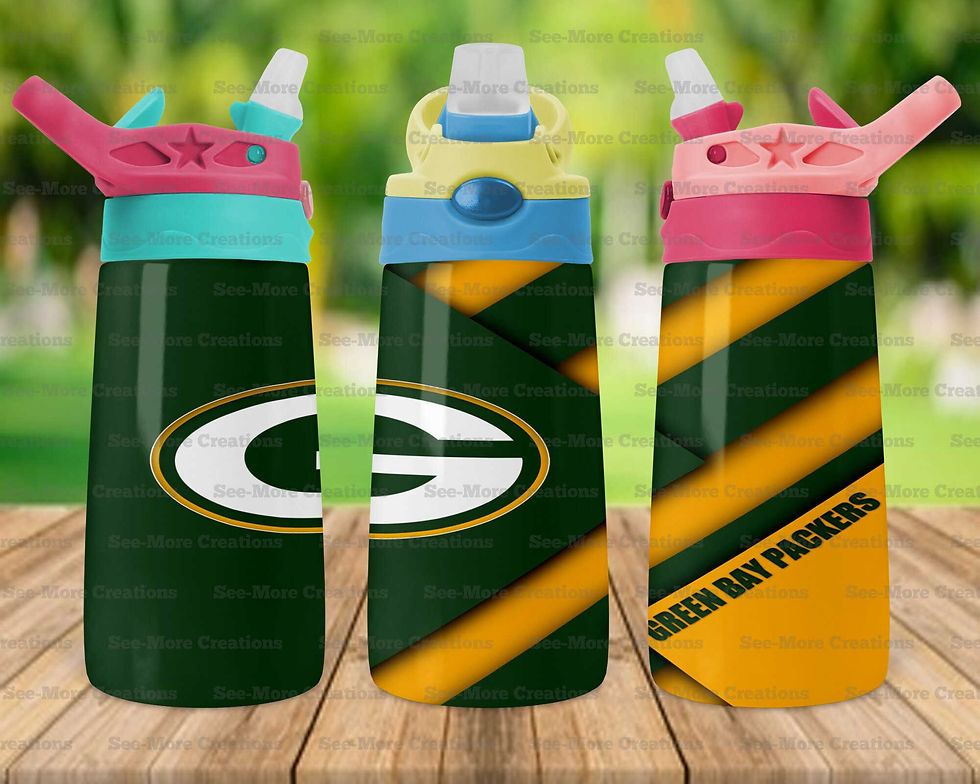 Thumbnail: Green Bay Packers #8 Skinny, Sippy & Kids Tumblers