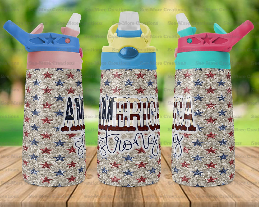Miniature : America Strong #1 Skinny, Sippy & Kids Tumblers