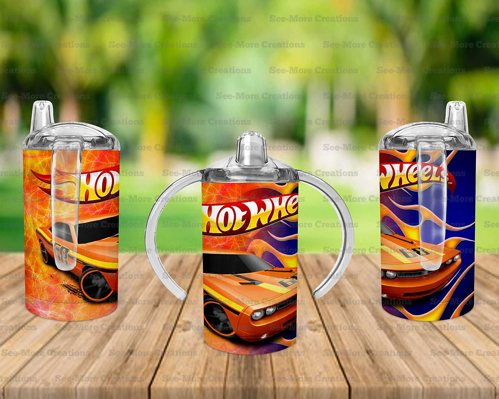 Thumbnail: Hot Wheels #7 Skinny, Sippy & Kids Tumblers