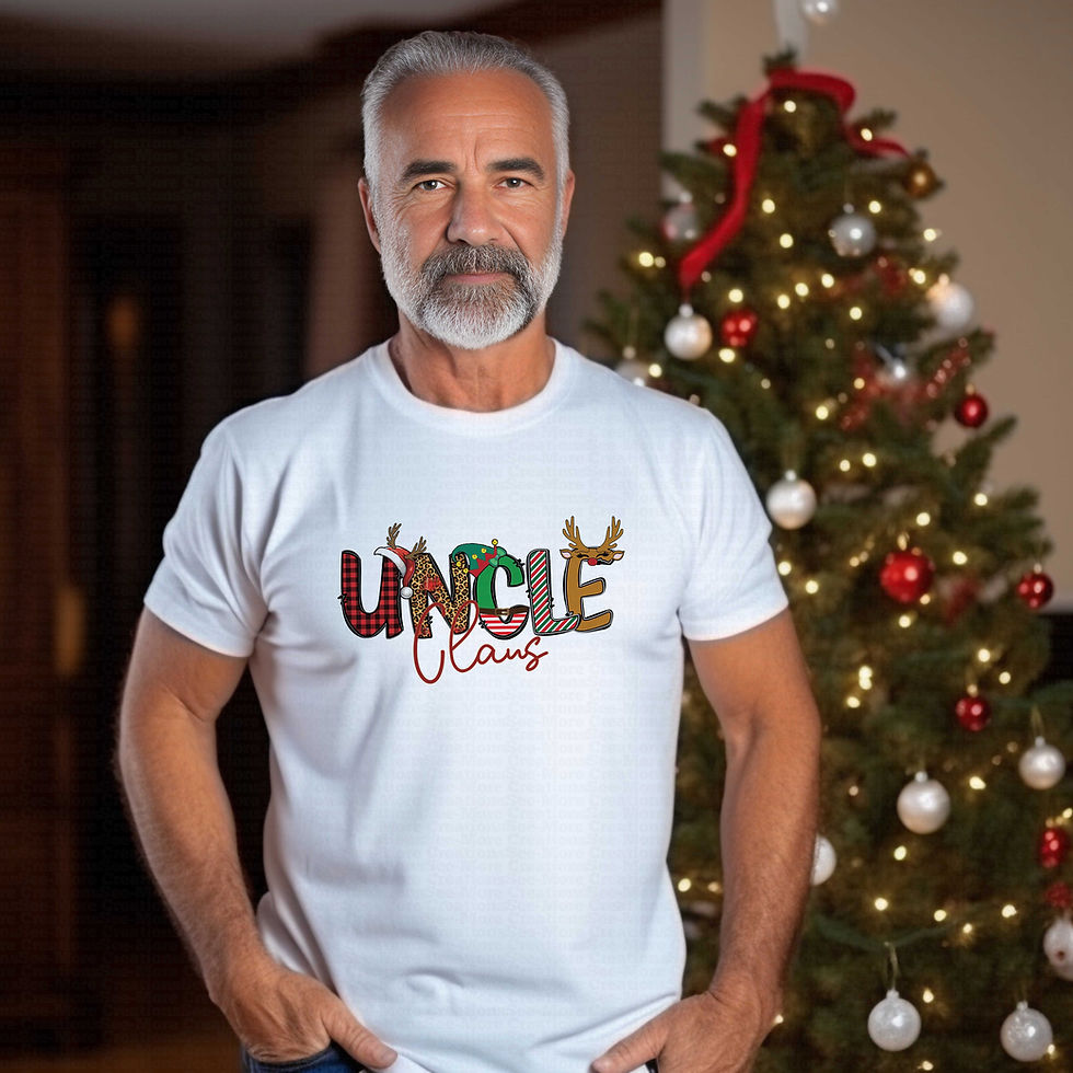 縮圖：Uncle Claus #5 Men's Christmas Shirt