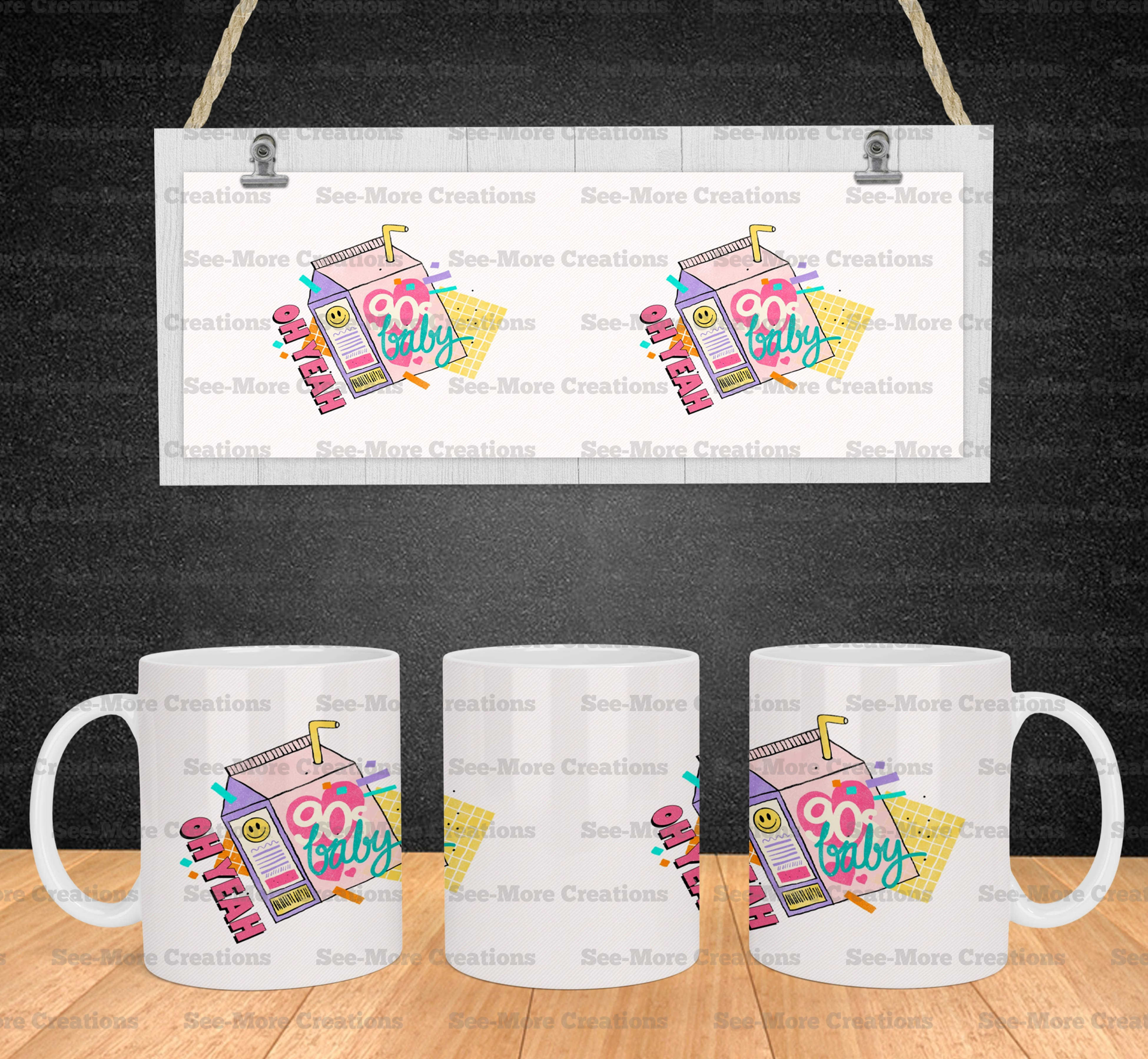 90's Baby #1 Oh Yeah Coffee Mug