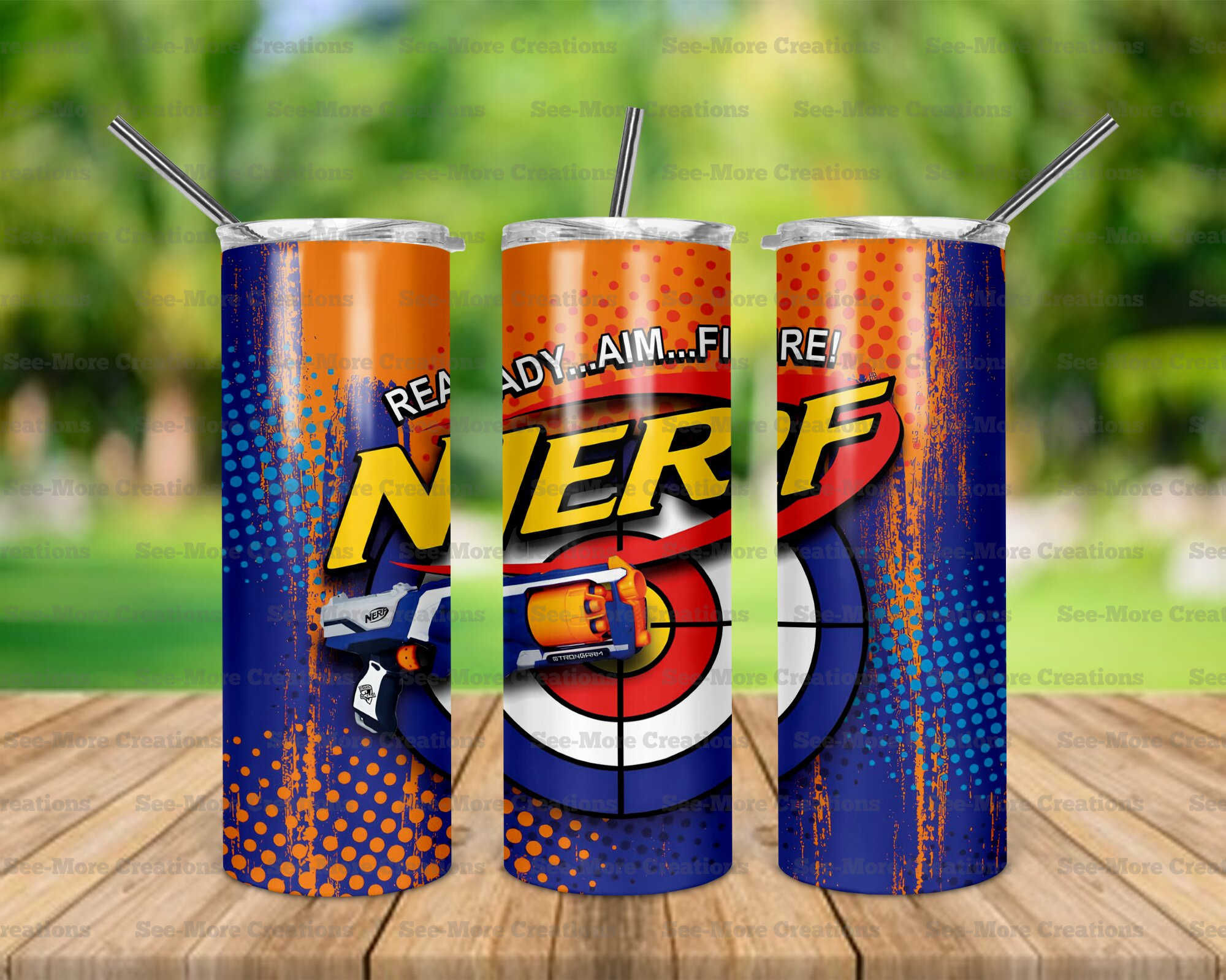 Ready Aim Fire #2 Skinny, Sippy & Kids Tumblers