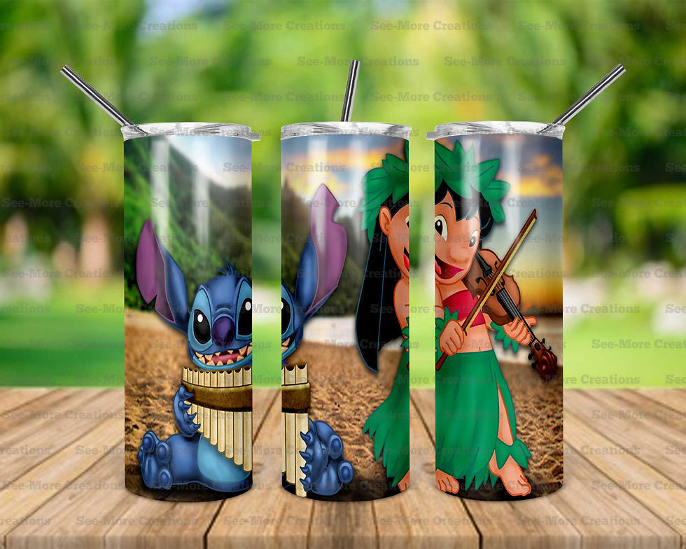 Lilo & Stitch #13 Skinny, Sippy & Kids Tumblers