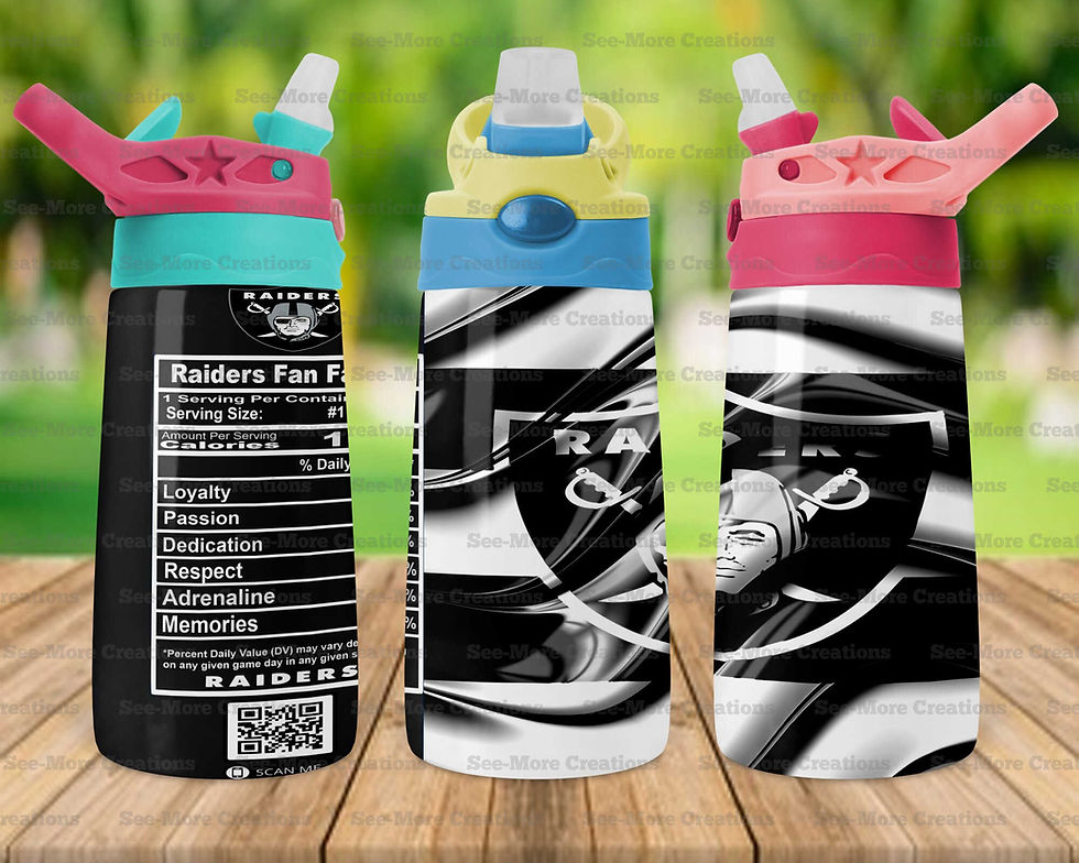 Thumbnail: Oakland Raiders #11 Fan Facts Skinny, Sippy & Kids Tumblers