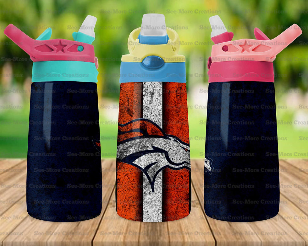 Thumbnail: Denver Broncos #5 Skinny, Sippy & Kids Tumblers