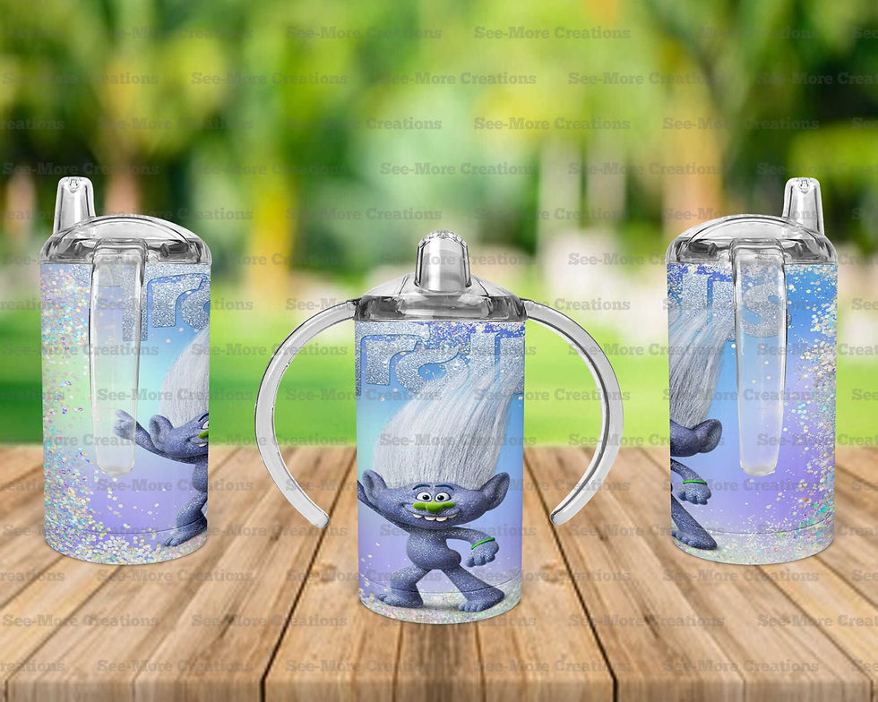 Thumbnail: Guy Diamond #10 Glitter Print Skinny, Sippy & Kids Tumblers