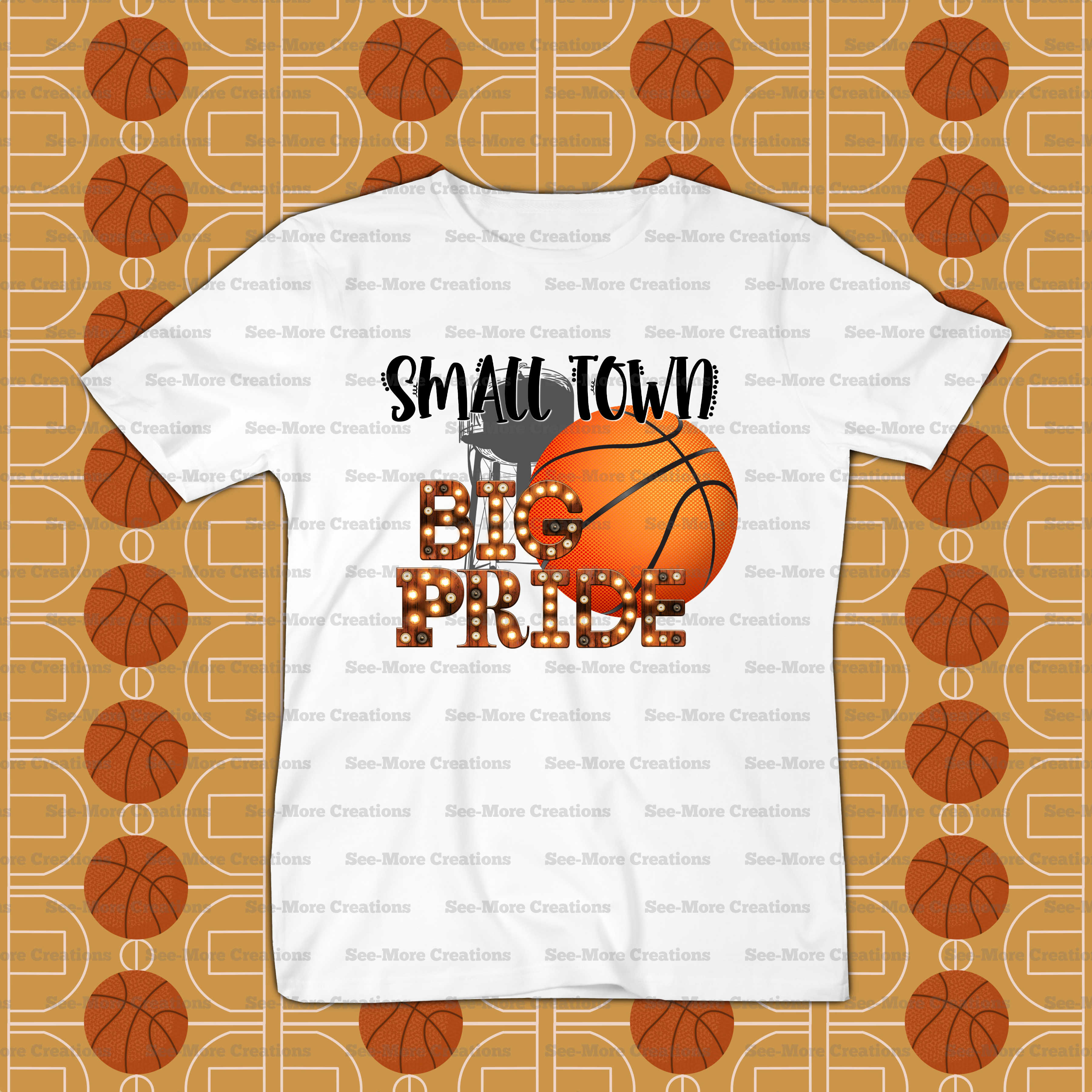 Small Town Big Pride Basketball Shirt