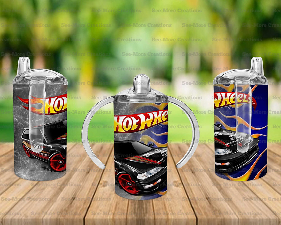 Thumbnail: Hot Wheels #11 Skinny, Sippy & Kids Tumblers