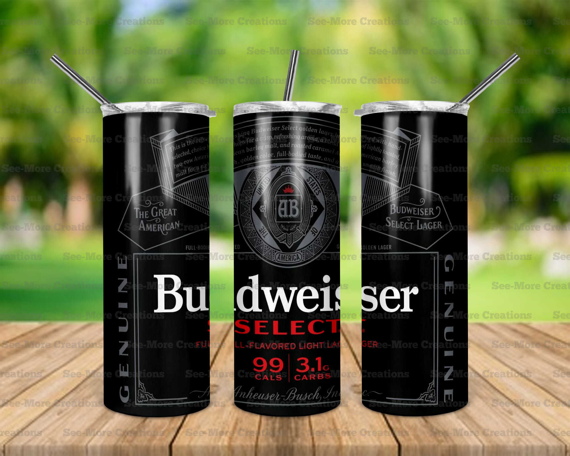 Budweiser Select #5 Skinny Tumbler