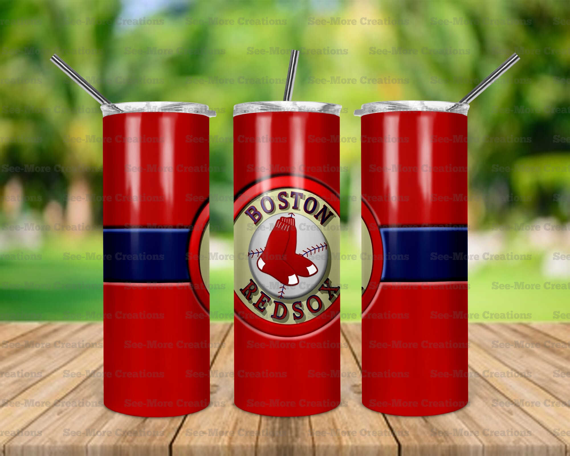 Boston Red Sox #1 Skinny, Sippy & Kids Tumblers