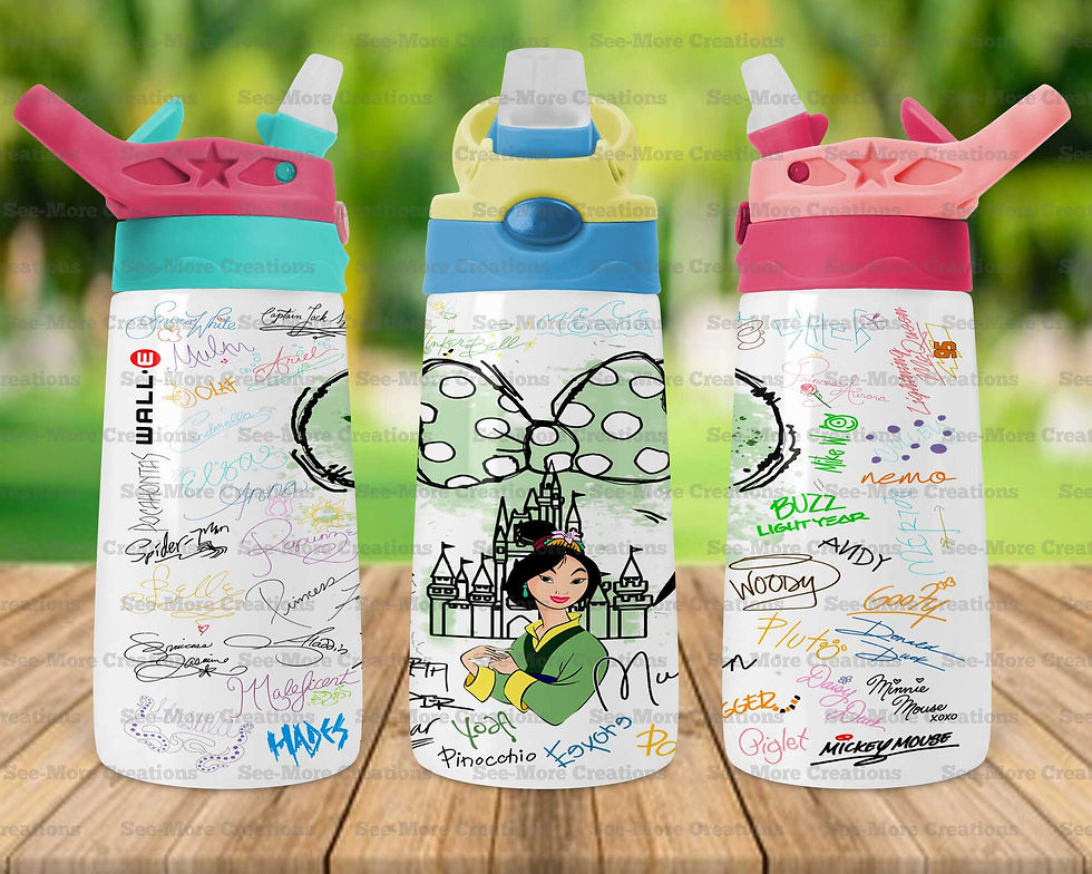 Thumbnail: Mulan Autographs #1 Skinny, Sippy & Kids Tumblers