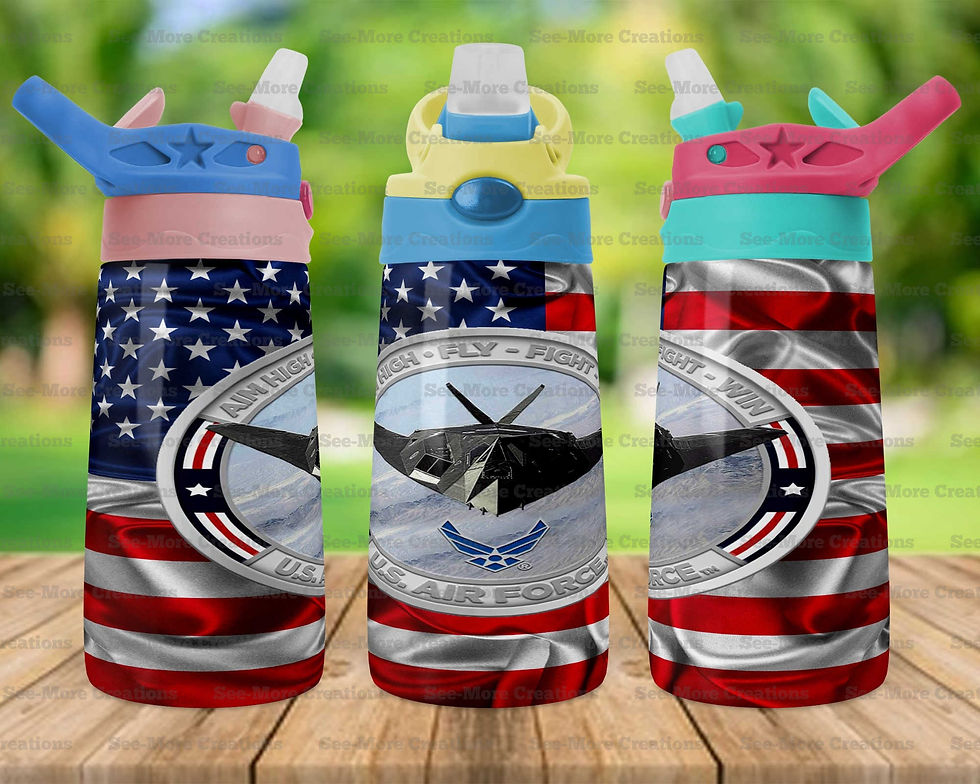 Thumbnail: Air Force #5 Skinny, Sippy & Kids Tumblers