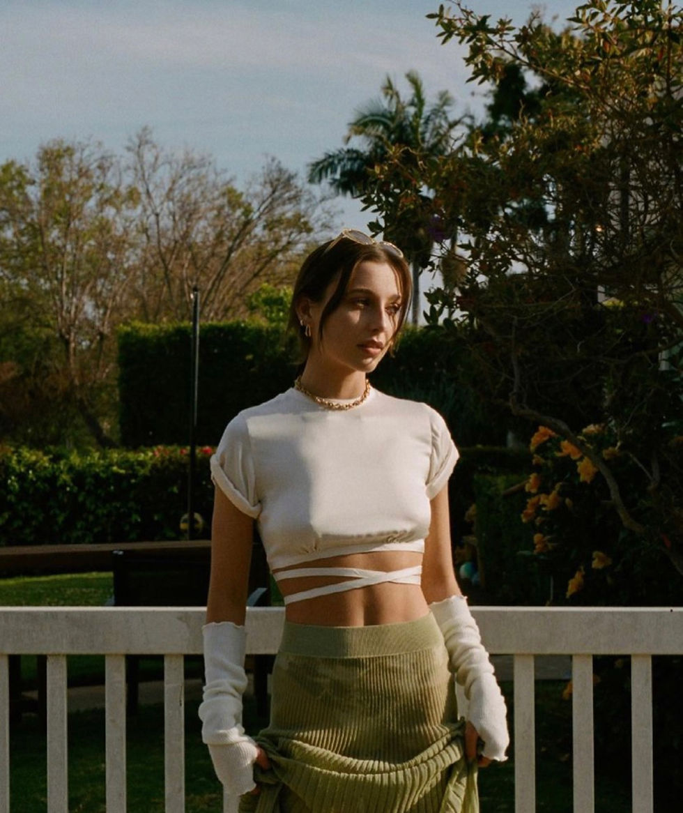 Tucker, aka Role Model, just released his latest song "if jesus saves, she's my type" which allegedly is causing stir for alleged saucy details about his relationship with Emma Chamberlain. Here are all the lyrics that are about Emma Chamberlain..