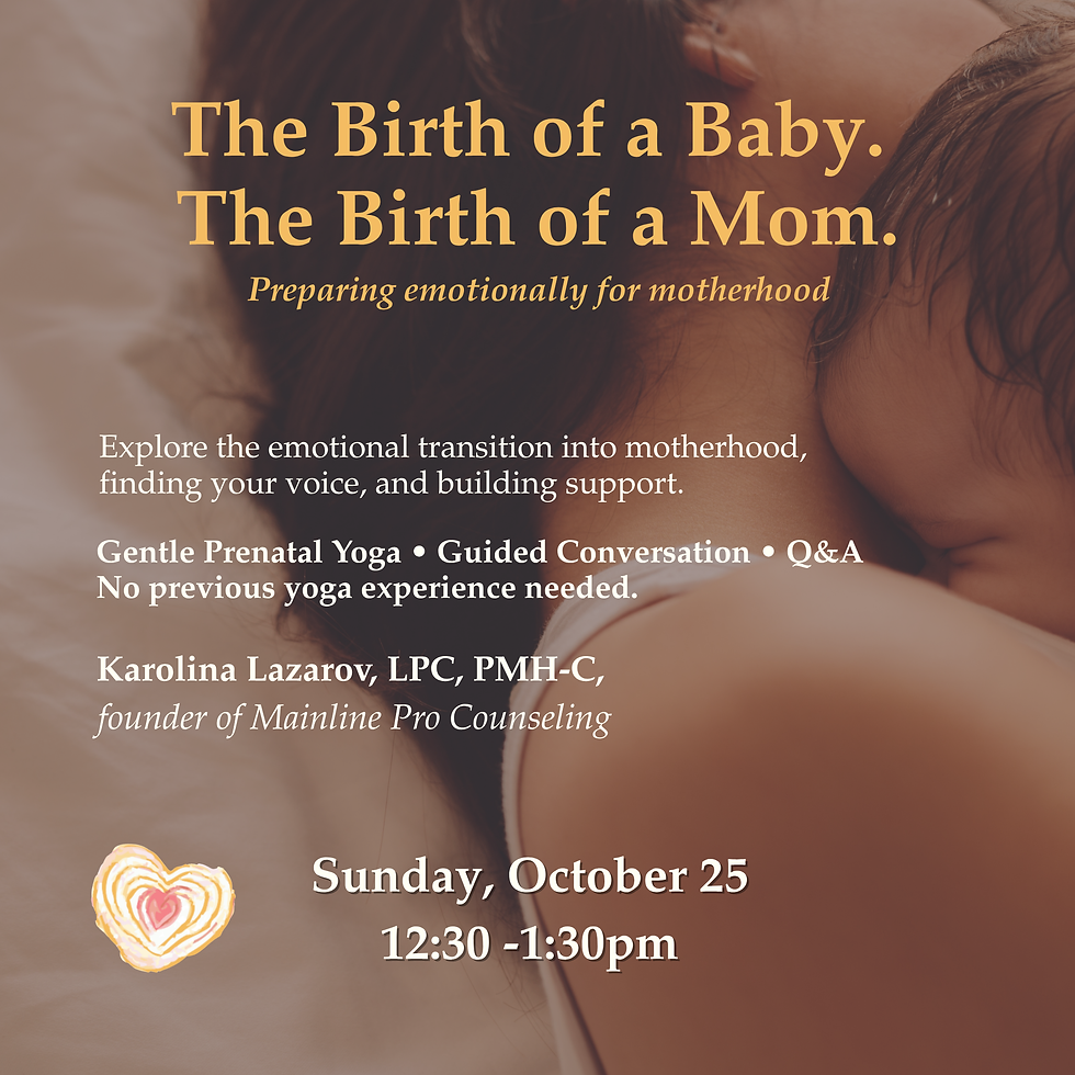 The Birth of a Baby. The Birth of a Mom.