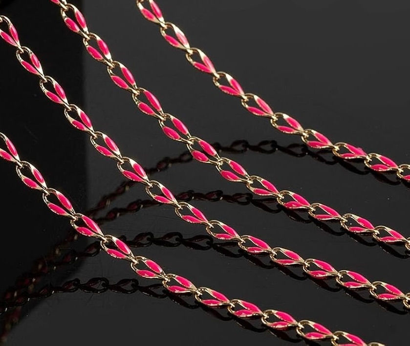 Hot pink 18k gold (3 feet)