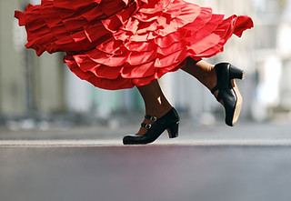 Red Flamenco Dress