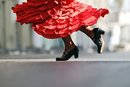 Red Flamenco Dress