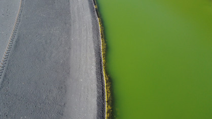 Lago Verde vue du ciel