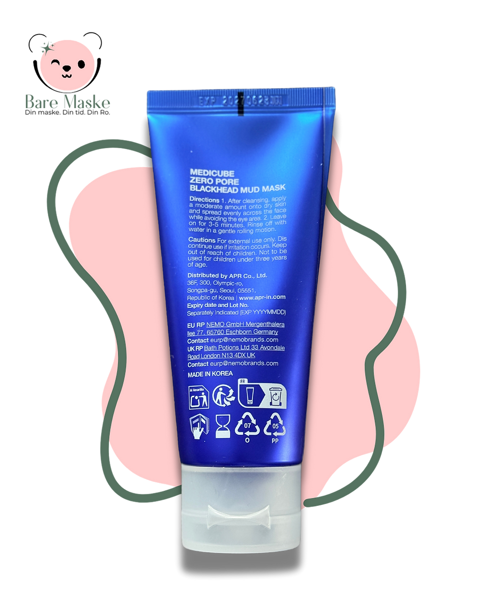 Miniatyrbilde: Medicube - Zero Pore Blackhead Mud Mask100G