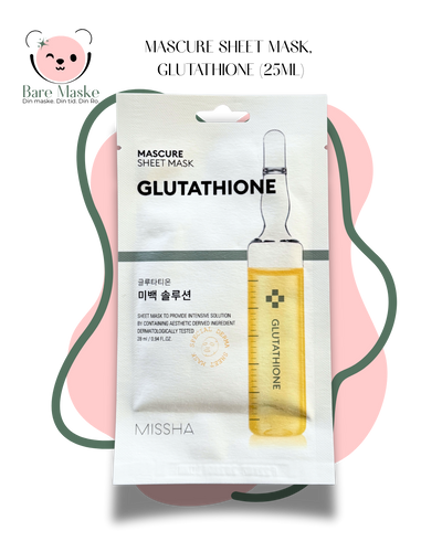 Missha - Glutathione Mascure Whitening Solution Sheet Mask