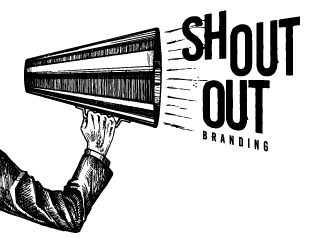 shout out branding logo