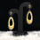 Thumbnail: Hanging Oval Earrings