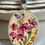 Thumbnail: Elijah Cotton Co, Lord Nelson, 'Heather' vintage china, oval pendant