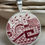 Thumbnail: Rose Willow pattern round pendant