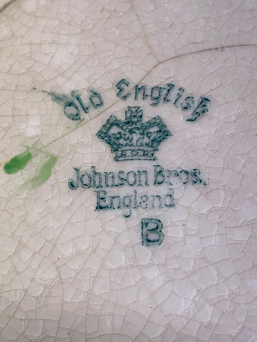 Thumbnail: Johnson Brothers plate backstamp