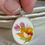 Thumbnail: Royal Tudor Ware Barker Brothers vintage china, small oval floral pendant
