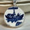 Thumbnail: Churchill 'Blue and white Willow boat' round vintage china pendant