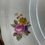 Thumbnail: J&G Meakin, 'By', vintage china, roses, oval earrings