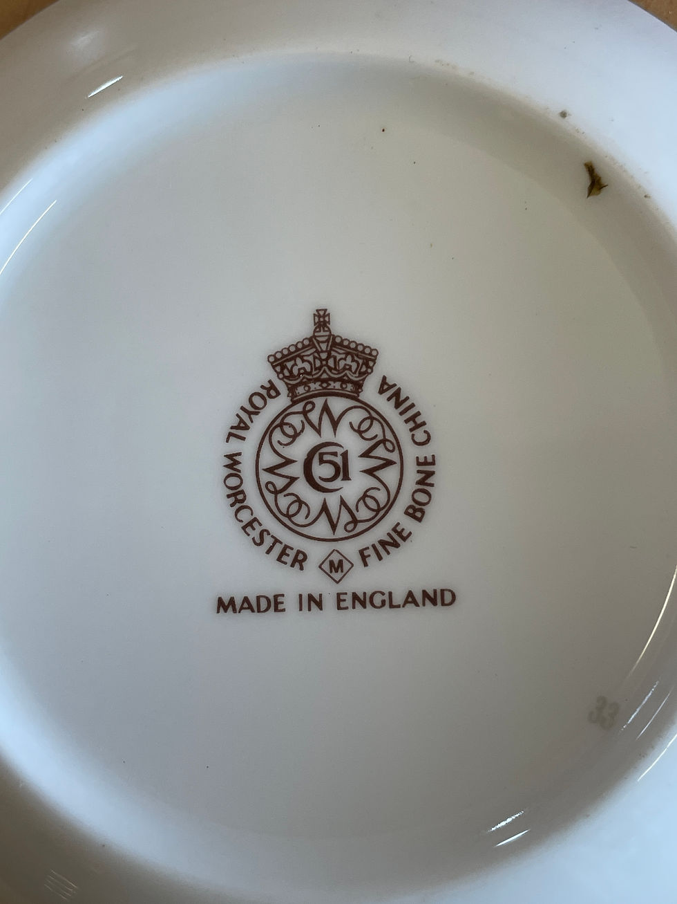 Thumbnail: Royal Worcester, Bouquet of Flowers, extra large round pendant