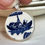 Thumbnail: Churchill 'Blue and white Willow boat' round vintage china pendant